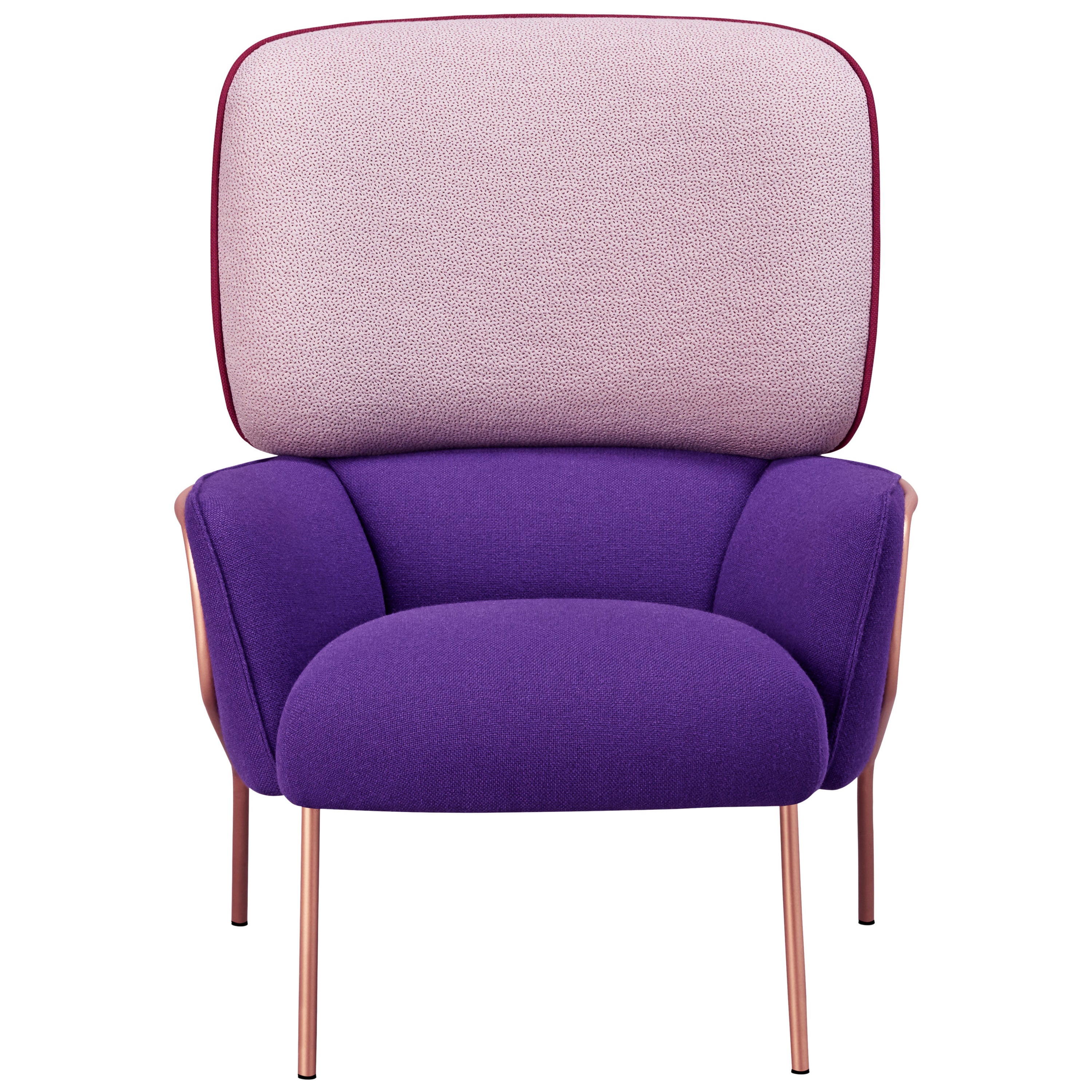 Cotton Armchair, Purple by Eli Gutiérrez