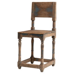 19th Century Swedish Country Renaissance Revival Chair