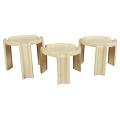 Vintage-Nesting-Tische von Giotto Stoppino für Kartell, 1970er Jahre