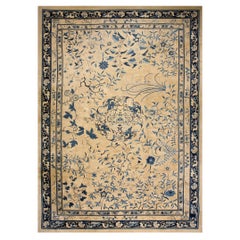 Chinesischer Pekinger Teppich des späten 19. Jahrhunderts ( 13' 9" x 19' 5" - 420 x 592 cm)