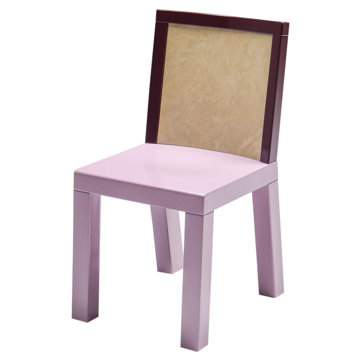 Postmodern Ettore Sottsass Pink Dining Chair for Leitner