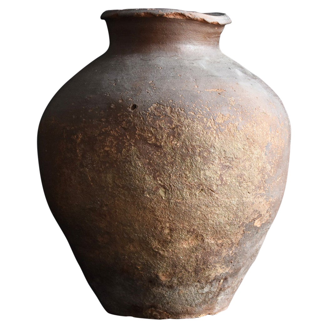 Japanese Antique Jar 1400s-1500s / Antique Vase 'Tokoname' / Wabi-Sabi Art