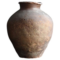 Antiker japanischer Krug 1400-1500er Jahre / Antike Vase 'Tokoname' / Wabi-Sabi Kunst