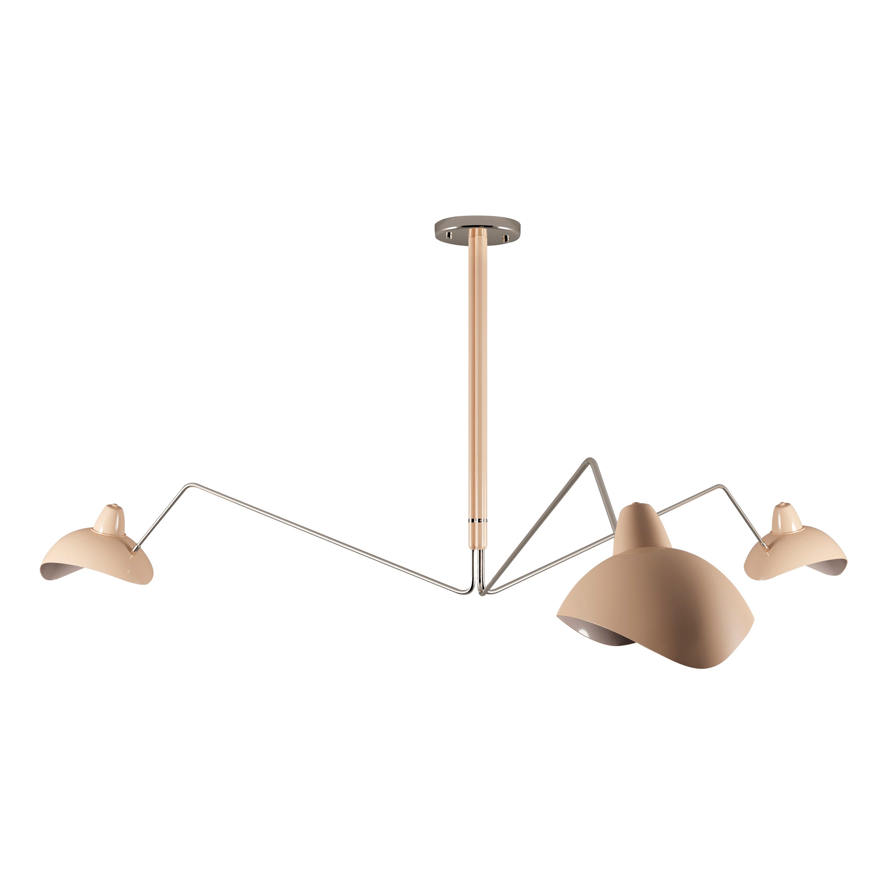 21st Century Chelsea Suspension Lamp Brass Aluminium by Creativemary For Sale