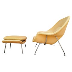 Eero Saarinen Womb Chair & Ottoman Knoll Inc