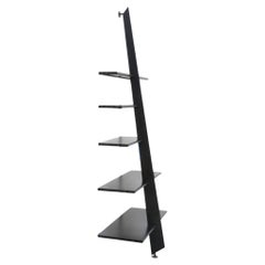 Baleri Italia Mac Gee Bookshelf in Black Steel by Philippe Starck