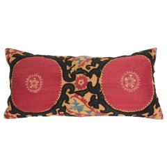 Antique Suzani Pillow Case Made from a Late 19th C Tajik Suzani