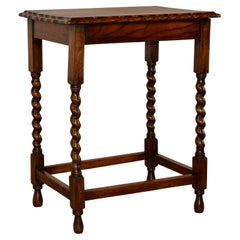 C. 1900 Oak Occasional Table