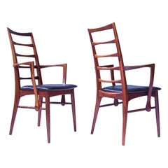 Vintage Pair of 'Lis' Chairs by Niels Koefoed for Koefoeds Møbelfabrik, 1968