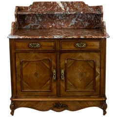 Antique French Marble Top Wash Stand