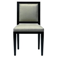Dining 1940's Style Chair with an Ebonized Finish
