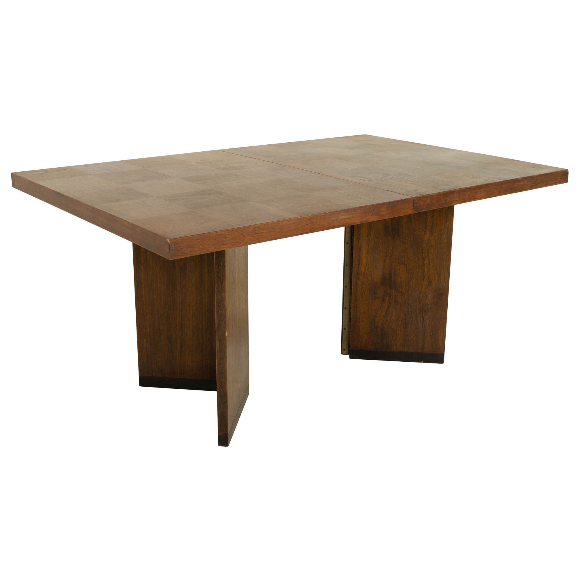Paul Evans Style Lane Brutalist Mid Century Patchwork Dining Table