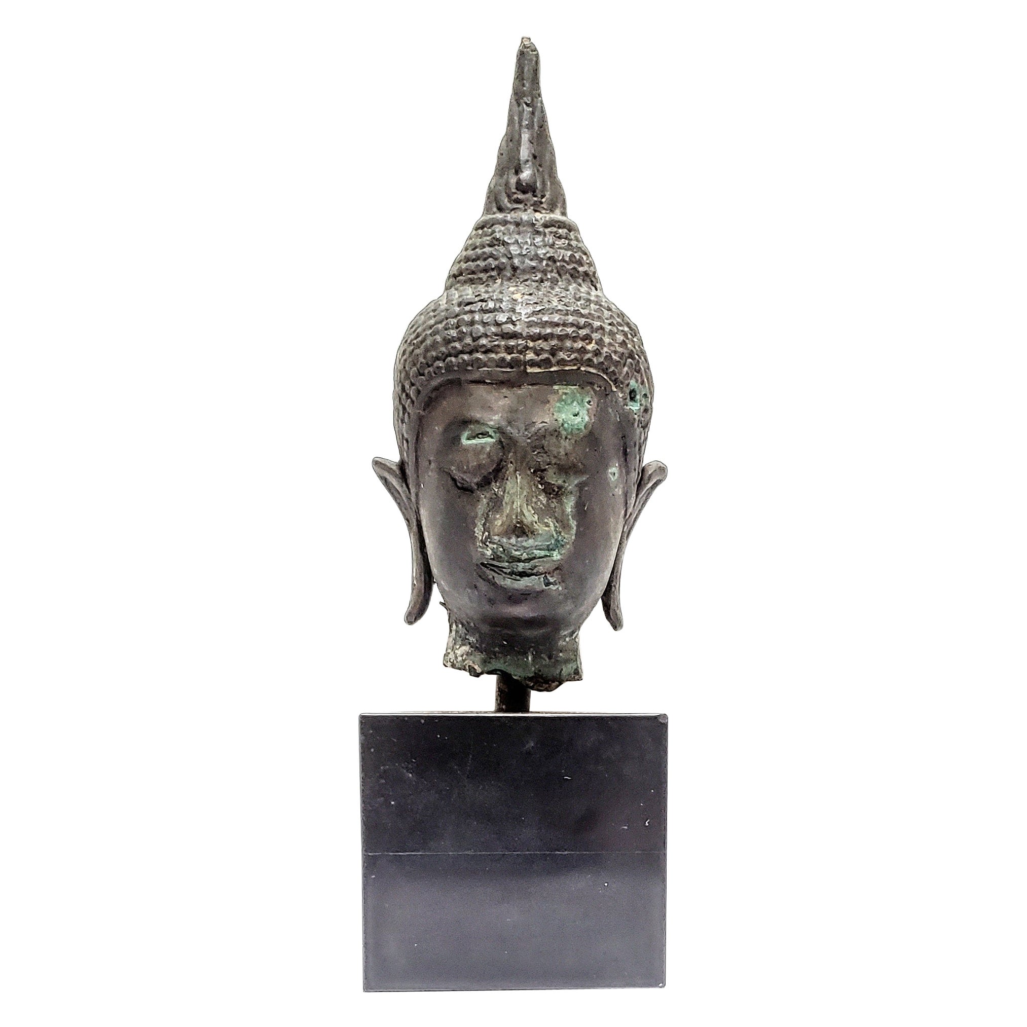 Large Thai Bronze Buddhist Figure at 1stDibs