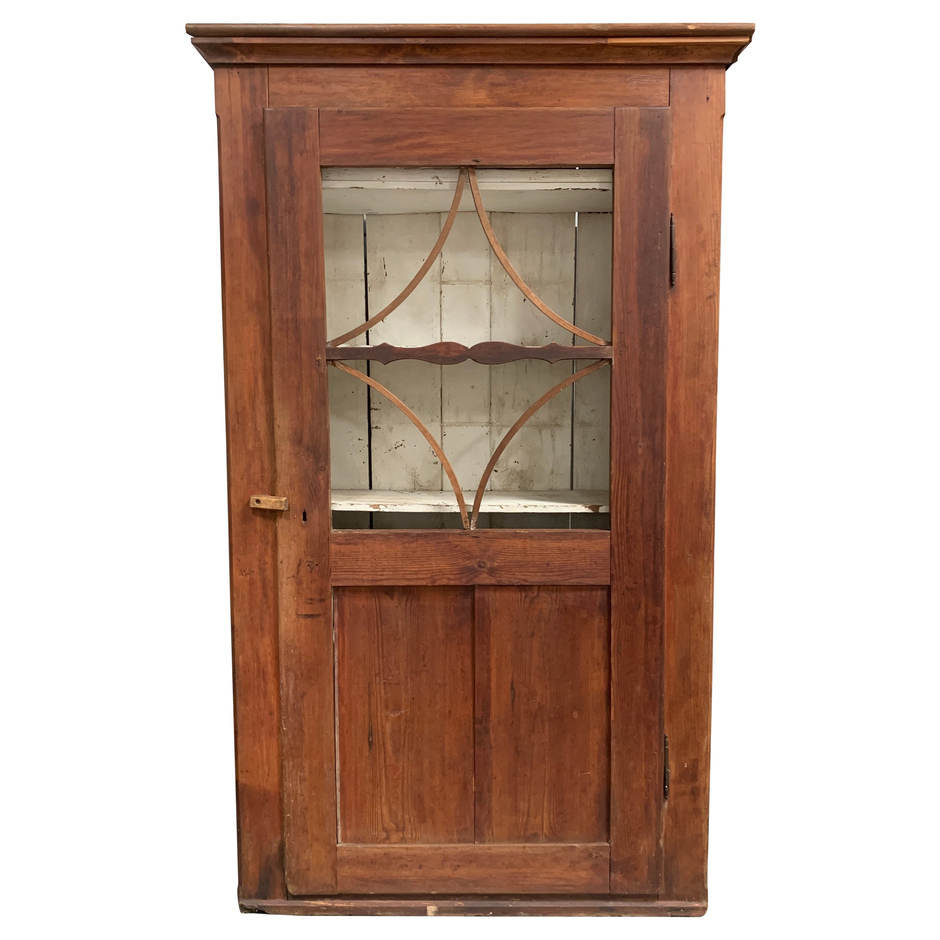 Vintage Farmhouse Display Cabinet 