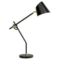 Hartau Table Matte Black Table Lamp with Shades by Studio d'Armes