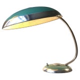 Green Bauhaus Desk Lamp by Helo Leuchten Germany, 1940s For Sale at 1stDibs