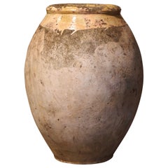 Mid-18th Century French Terracotta Olive Jar from Provence