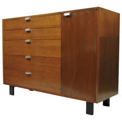 George Nelson for Herman Miller Basic Series Walnut Dresser Cabinet
