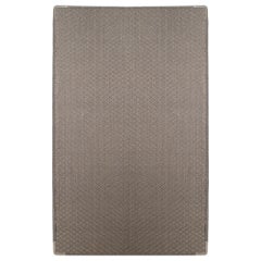 Grey Natural Fiber and Tin Handcrafted Area Rug 6'7"x9'10" by Tapistelar