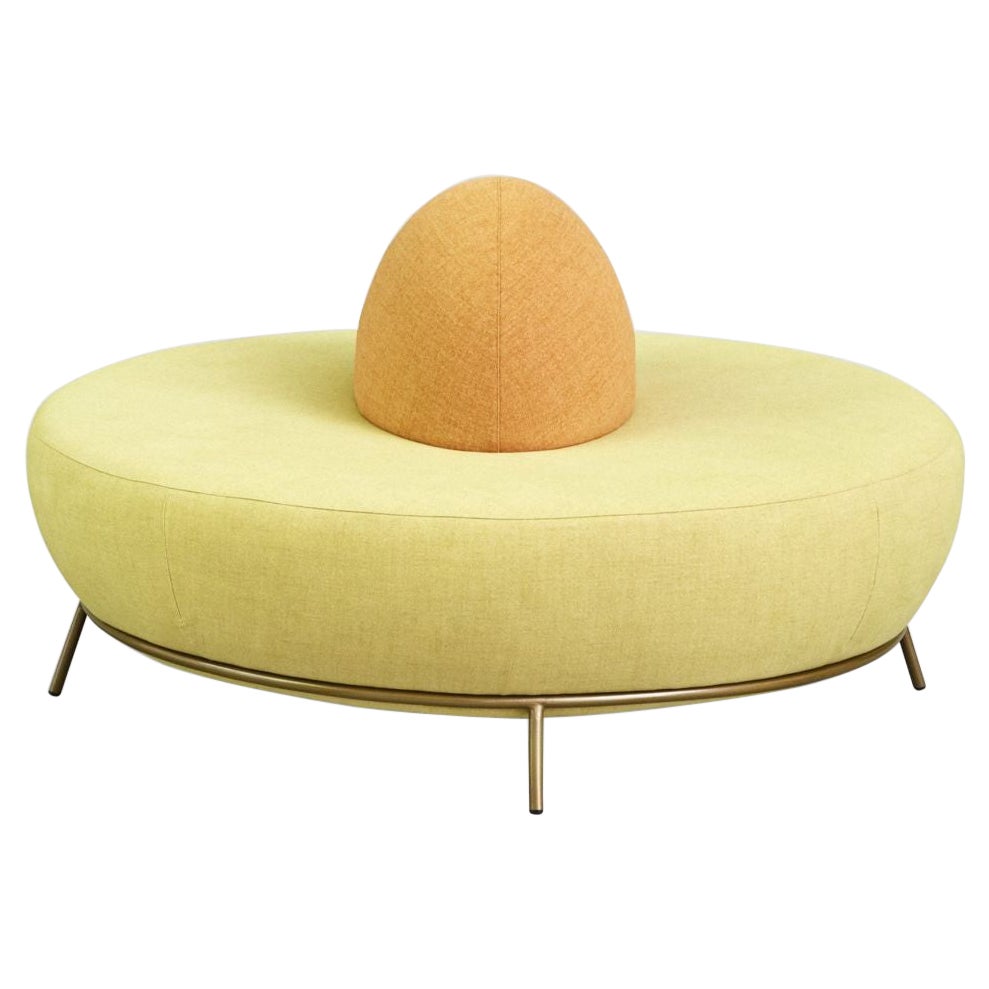 Nest Round Sofa with Backrest by Paula Rosales