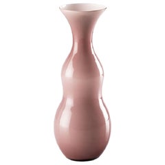 Pigmenti Small Vase in Opaline Amethyst Glass by Venini