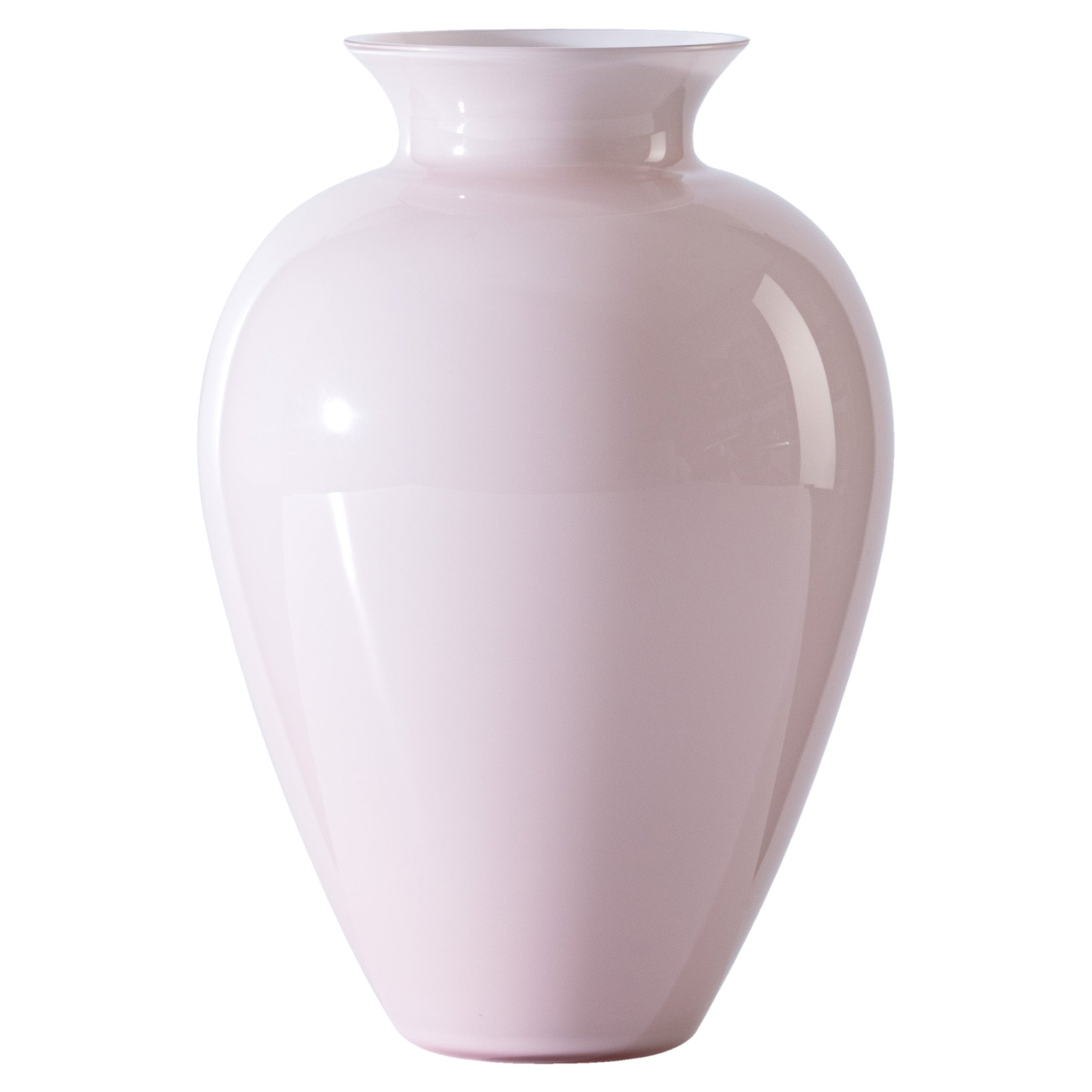 Labuan Small Glass Vase in Cipria Pink by Venini For Sale