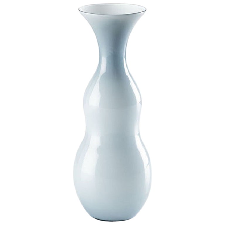 Pigmenti Small Vase in Opaline Grape Glass by Venini For Sale