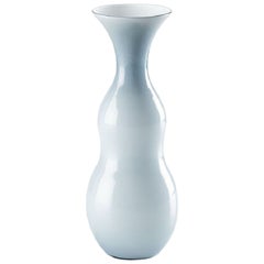 Pigmenti Small Vase in Opaline Grape Glass by Venini