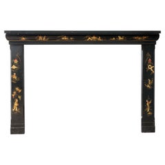 Vintage 1930s Chinoiserie ‘Pailou’ Form Fireplace