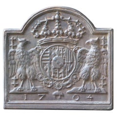 Vintage French Louis XIV Style 'Arms of Loraine' Fireback