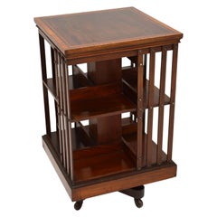 Antique Edwardian Revolving Bookcase