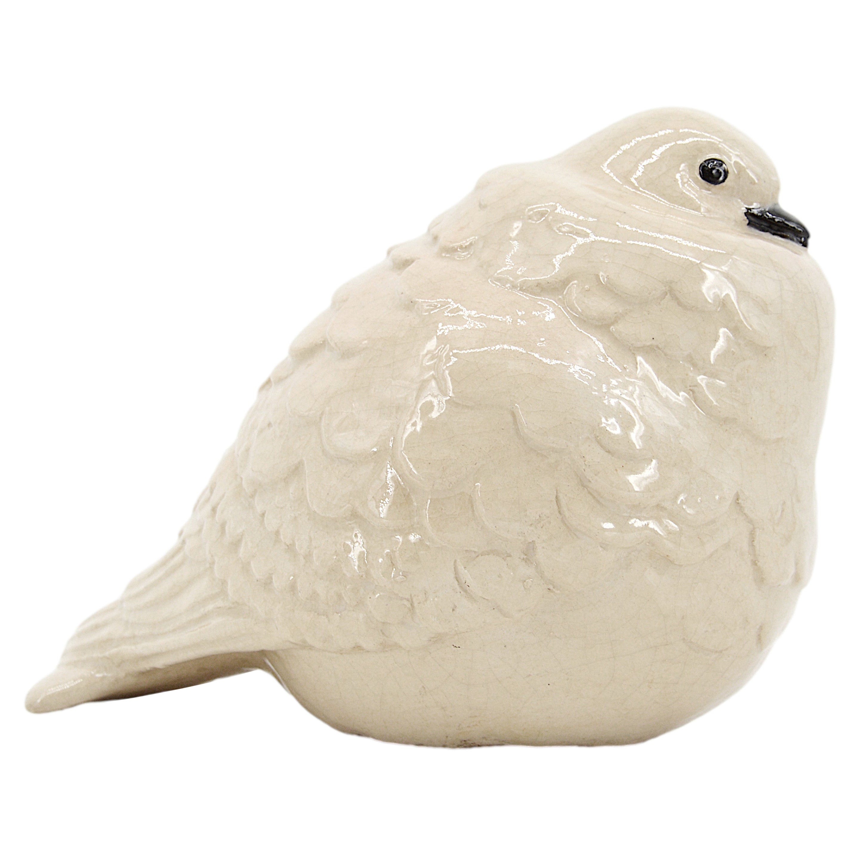 CH FRANCE French Art Deco Ceramic Pigeon, 1920s