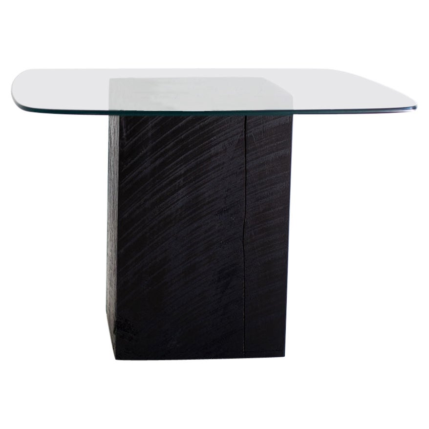 Table basse moderne à plateau en verre