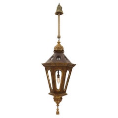 Italian 18th Century Polychrome and Mecca Venetian Lantern