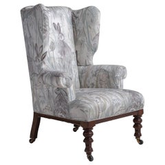 Victorian Wingback Chair, England, Circa 1840