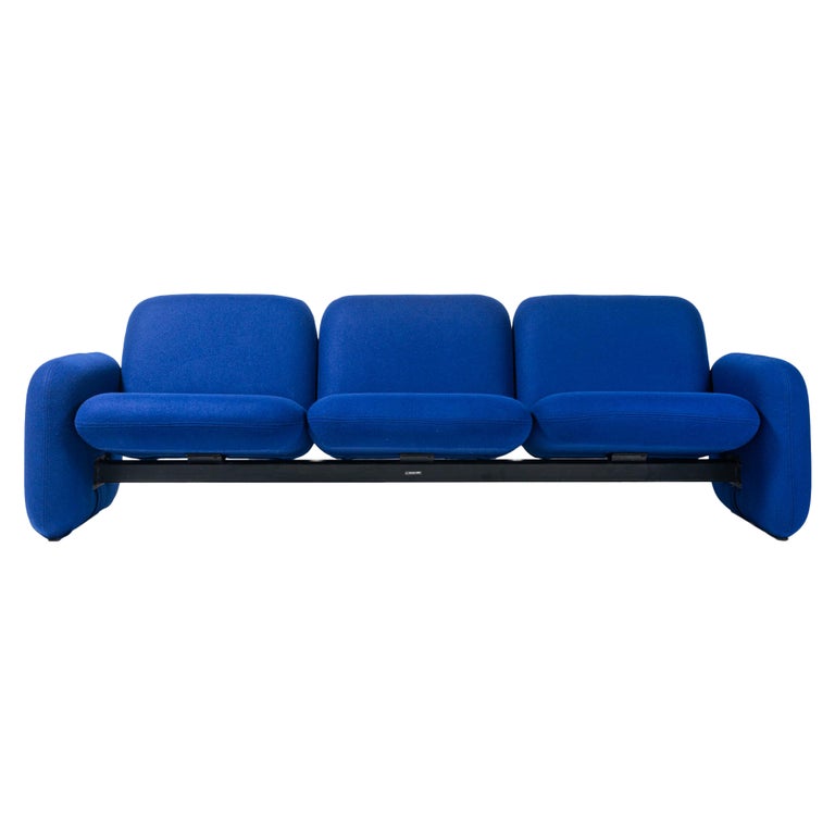 camera Eindig Refrein Ray Wilkes for Herman Miller Chiclet Sofa in Maharam Royal Blue at 1stDibs