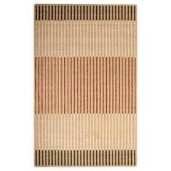  White/ Sand Natural Fiber/ Copper Handcrafted Area Rug 5'7"x7'11" by Tapistelar