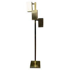 Vintage Modern Brass Floor Lamp