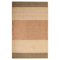 White/ Sand Natural Fiber/ Copper Handcrafted Area Rug 3'11"x5'11" by Tapistelar