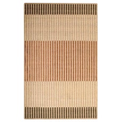 White/ Sand Natural Fiber/ Copper Handcrafted Area Rug 2'11"x4'11" by Tapistelar