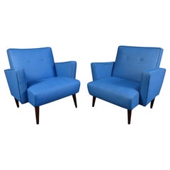 Pair of Mid-Century Modern Lounge Chairs