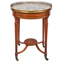 Antique Italian, Marble Top Side Table
