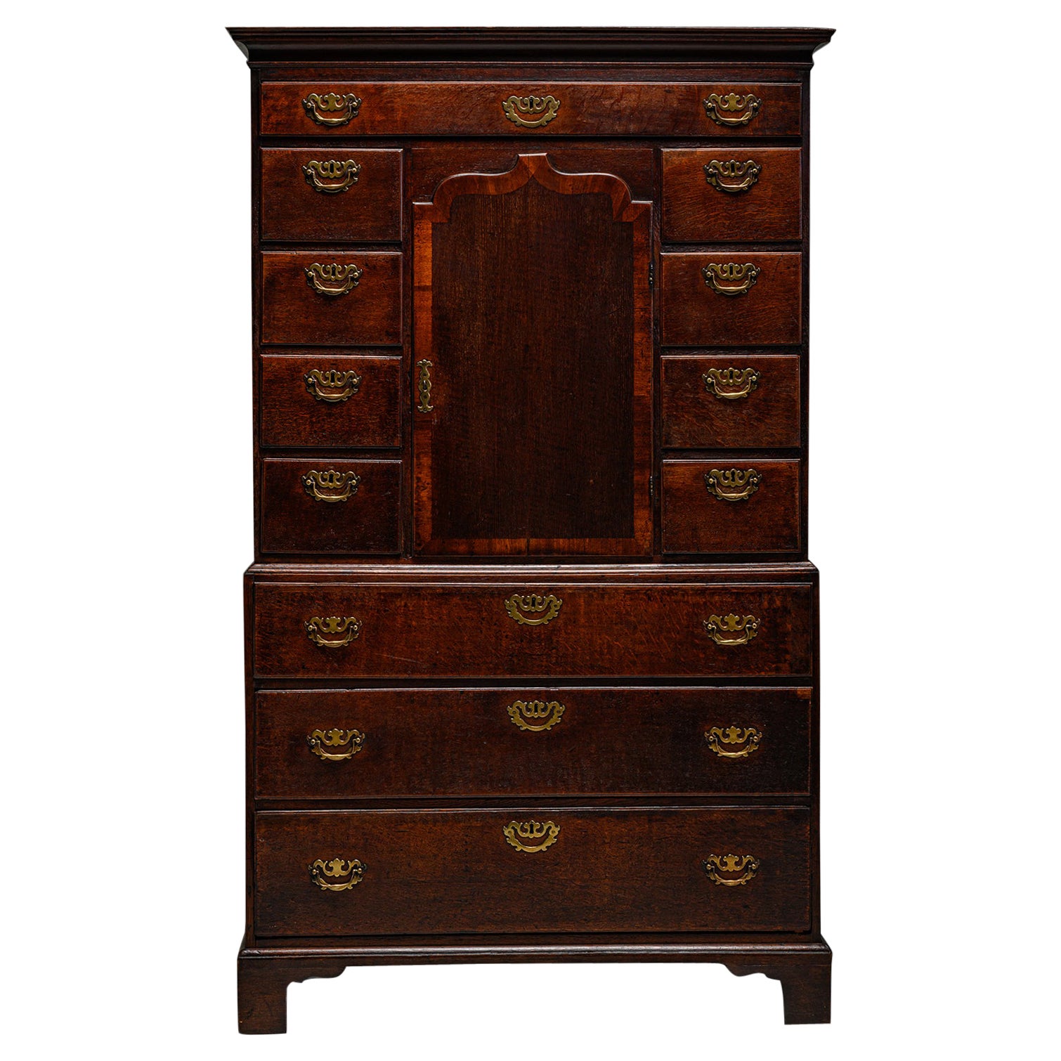 George III Oak Cupboard, England, circa 1830