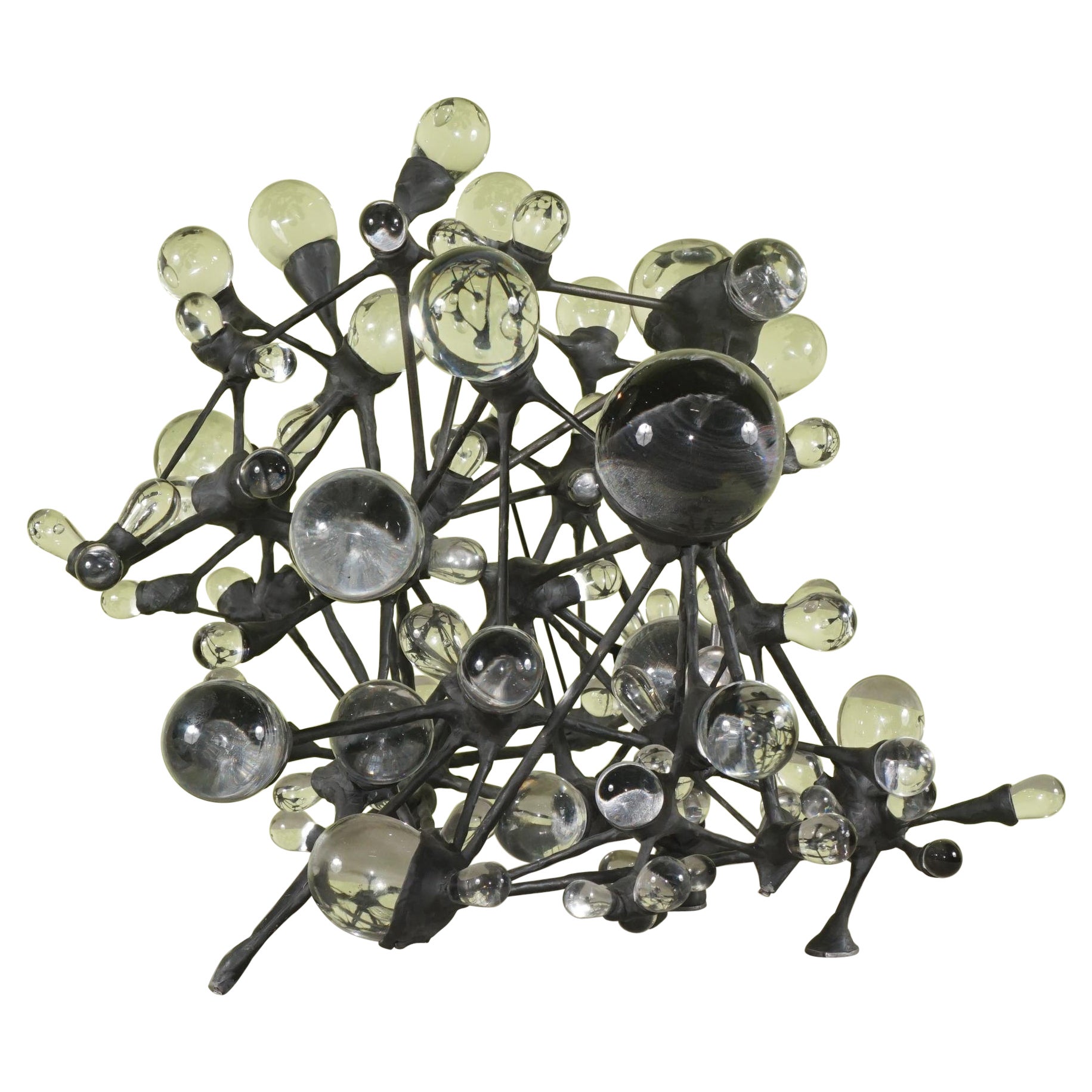 Metal and Crystal Glass Sculpture by Graham Caldwell, 2012