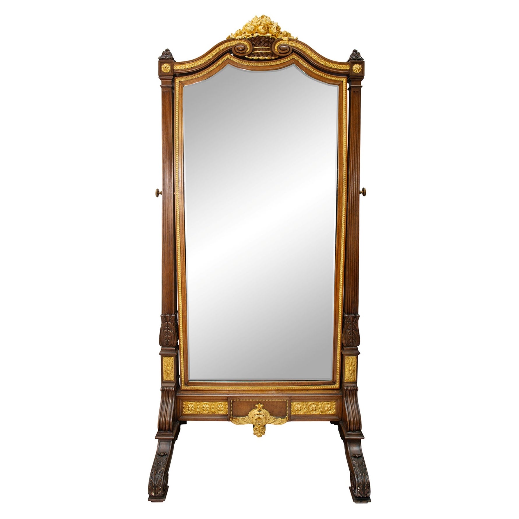 French 19th Century Chavel Mirror For Sale
