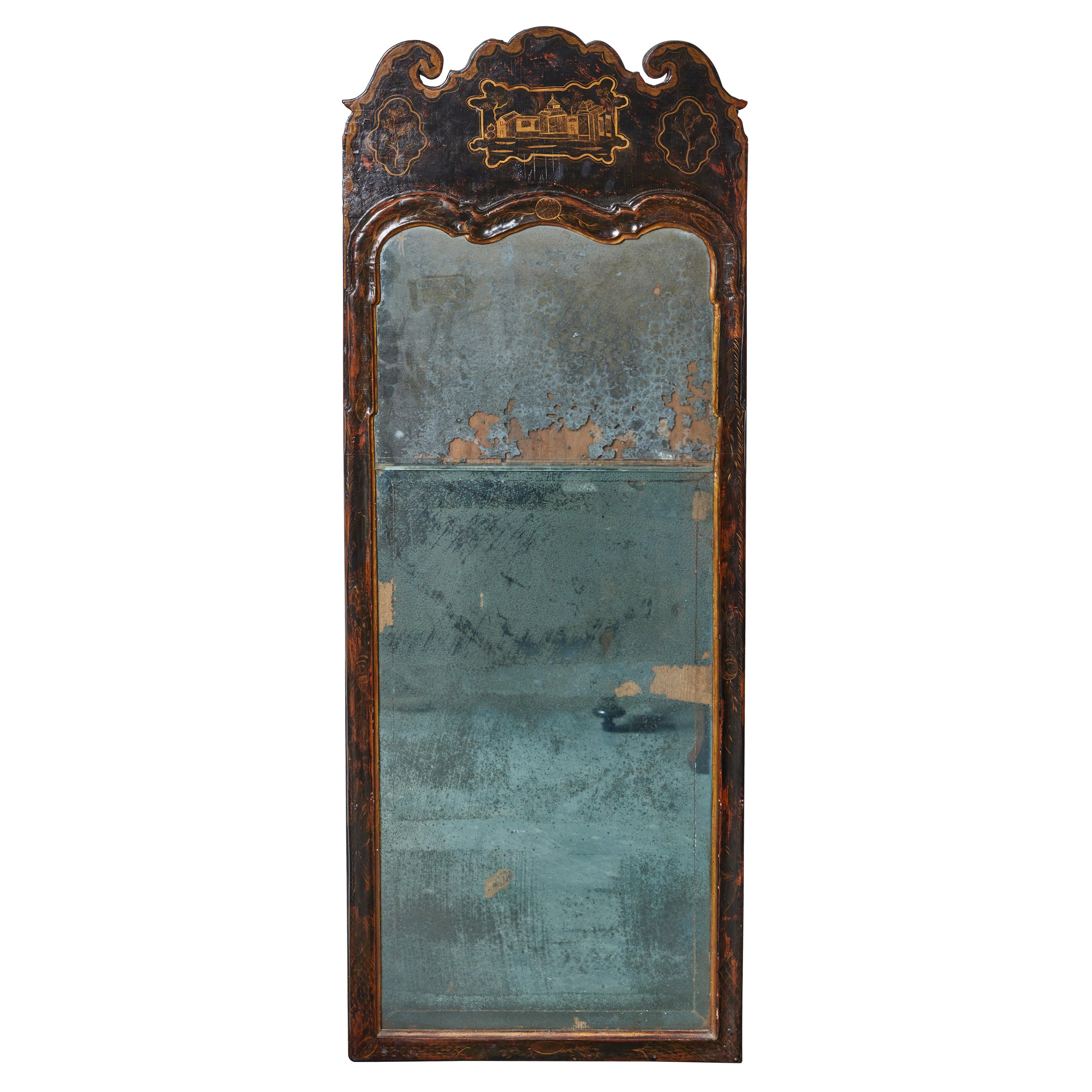 Antique, Chinoiserie Pier Mirror