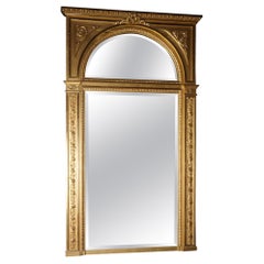 Miroir à l'eau doré de style Louis XVI