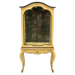 Painted French Display Cabinet