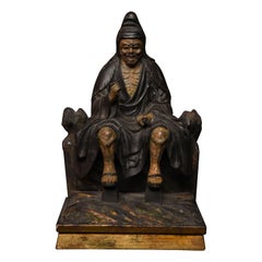 Edo Period Japanese Figure with Glass Eyes, 6646