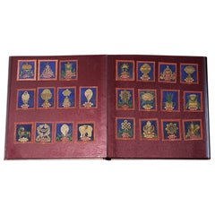 Set of Twenty Three Antique Tibetan or Mongolian Miniature Thangkas, 6662